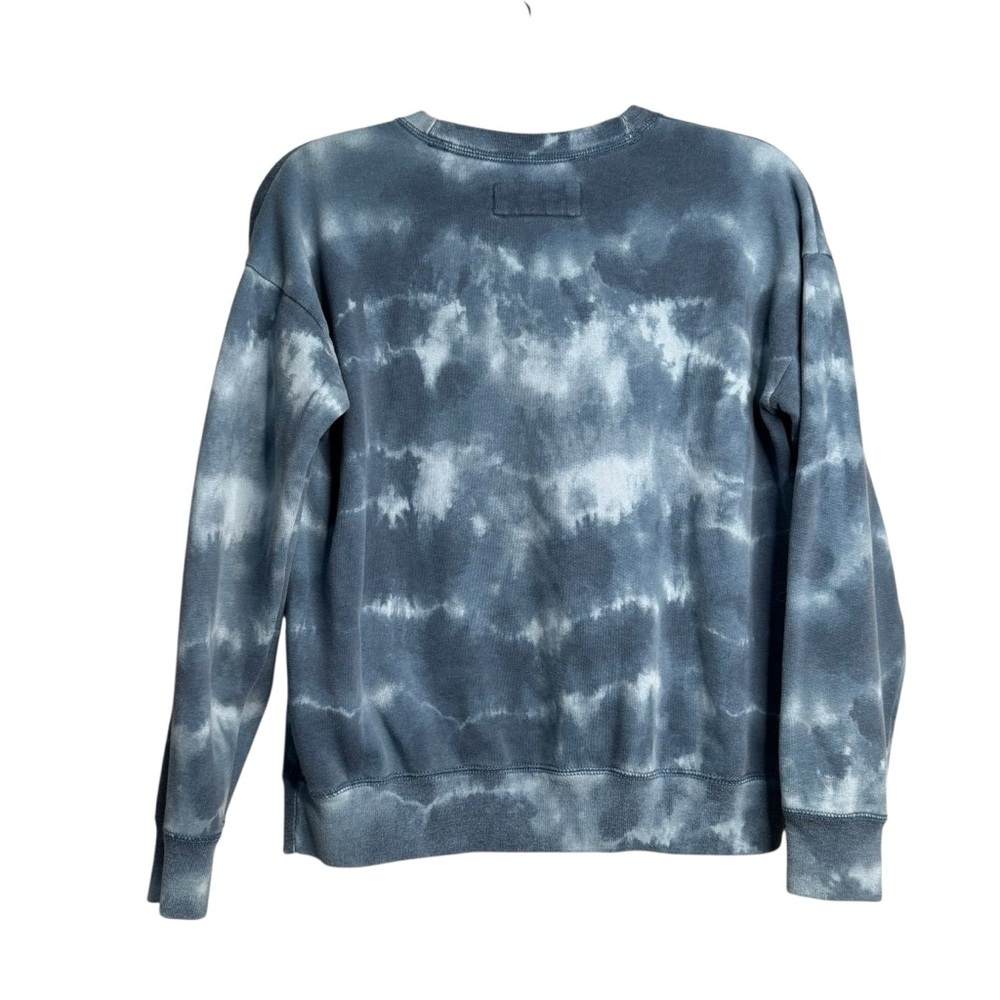 Abercrombie Kids Pullover Sweatshirt Girls Size 13/14 Blue Tie Dye Moon Stars - Picture 2 of 6